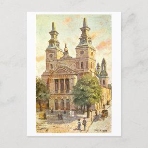 Cartão Postal Vintage Dom/Catedral de Posen Alemanha
