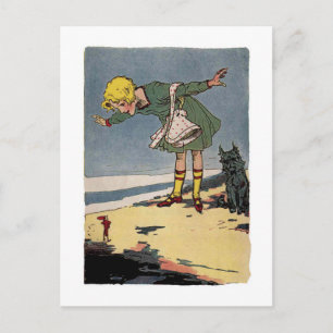 Cartão Postal Vintage Dorothy e Toto
