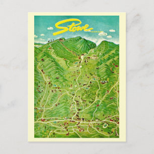 Cartão postal Vintage Drawe Vermont