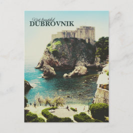 Cartão Postal Vintage Dubrovnik