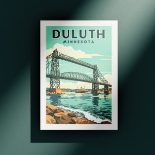 Cartão Postal Vintage Duluth Minnesota