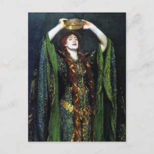Cartão Postal Vintage Ellen Terry como Lady Macbeth