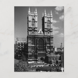 Cartão Postal Vintage England London Westminster Abbey