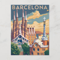 Vintage Espanha de Barcelona