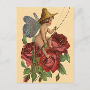 Cartão postal Vintage Faerie