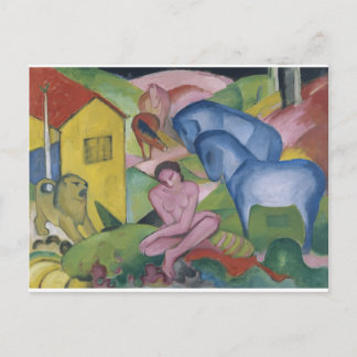 Cartão Postal Vintage Fantasy Painting Intitulado 'O Sonho'