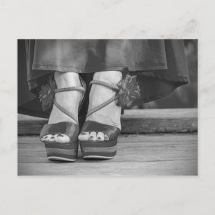 Cartão Postal Vintage Fashion Fotografia
