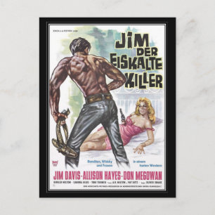 Cartão Postal Vintage filme horror -