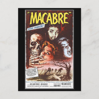 Cartão Postal Vintage filme horror -