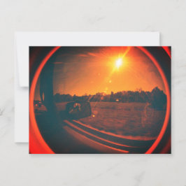 Cartão postal Vintage Fisheye Lens