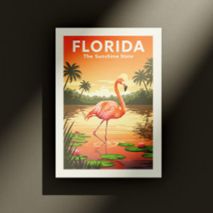 Cartão Postal Vintage Florida