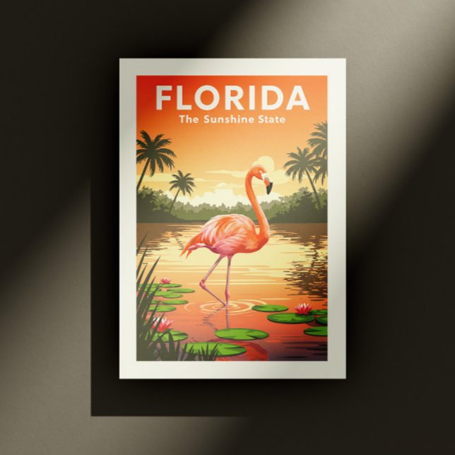 Cartão Postal Vintage Florida (Criador carregado)