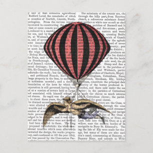 Cartão Postal Vintage Flying Machine