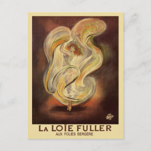 Cartão postal Vintage: Folies Bergere La Loie Ful
