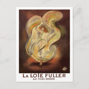 Cartão postal Vintage: Folies Bergere La Loie Ful