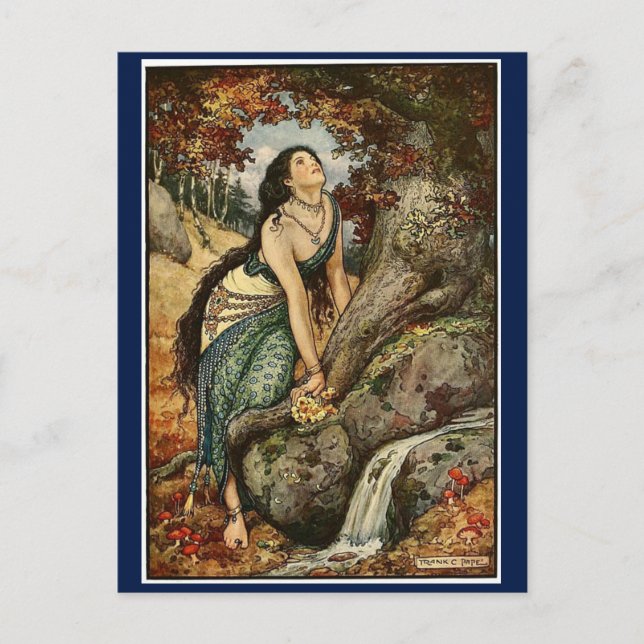 Cartão Postal Vintage Forest Gypsy (Frente)