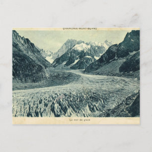 Cartão Postal Vintage França Chamonix Mont Blanc