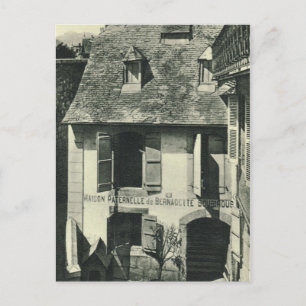 Cartão Postal Vintage France, Birthplace da Rua Bernadette