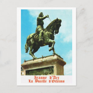 Cartão Postal Vintage France, Jeanne d'Arc, Pucelle d'Orleans