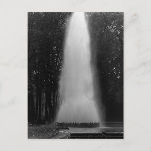 Cartão Postal Vintage France Versailles palace obelisk fontain