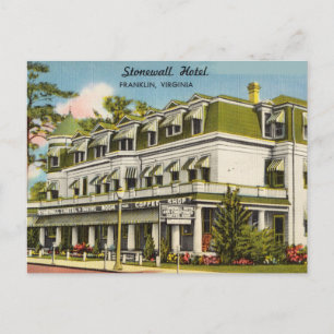 Cartão Postal Vintage Franklin, Virgínia