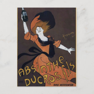 Cartão Postal Vintage French Absinthe Poster
