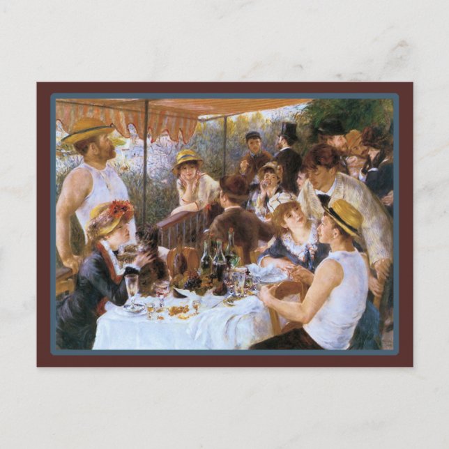 Cartão Postal Vintage French Bar Café (Frente)