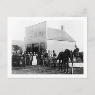 Cartão Postal Vintage Frontier Town Saloon