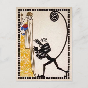 Cartão Postal Vintage German Krampus