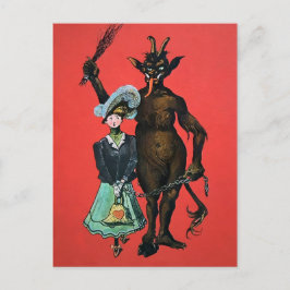 Cartão Postal Vintage German Krampus
