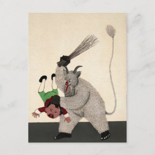 Cartão Postal Vintage German Krampus