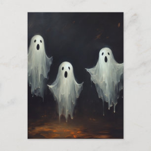 Cartão Postal Vintage Ghost Painting