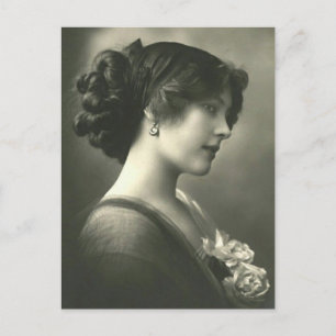 Cartão Postal Vintage Girl vitoriana