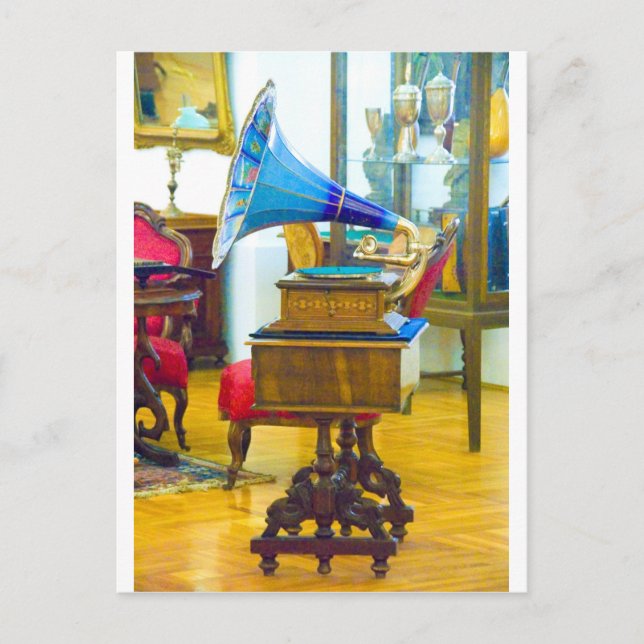 Cartão Postal vintage girntable (Frente)