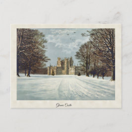 Cartão Postal Vintage Glamis Castle Forfar Scotland