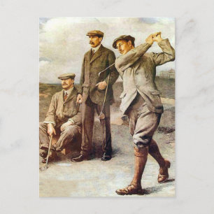 Cartão Postal Vintage Golf