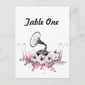 Cartão postal Vintage gramophone