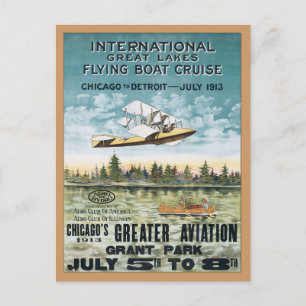 Cartão Postal Vintage Grant Park Chicago