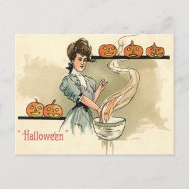 Cartão Postal Vintage Halloween