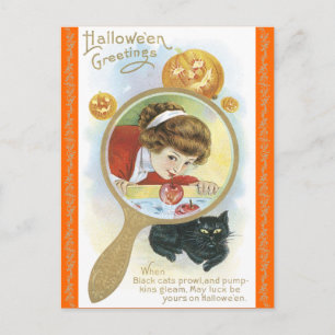 Cartão postal Vintage Halloween