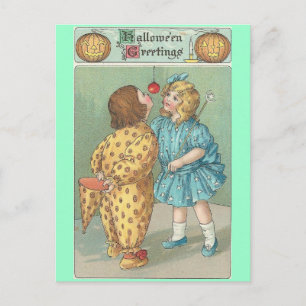 Cartão Postal Vintage Halloween
