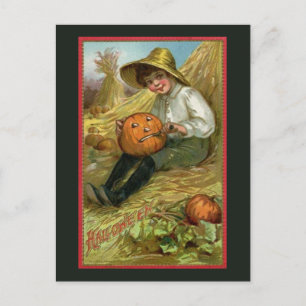Cartão postal Vintage Halloween