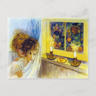 Cartão postal Vintage Halloween