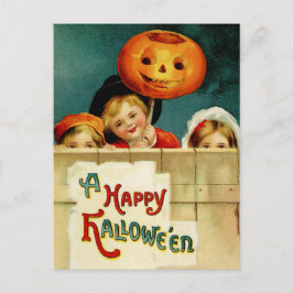 Cartão postal Vintage Halloween