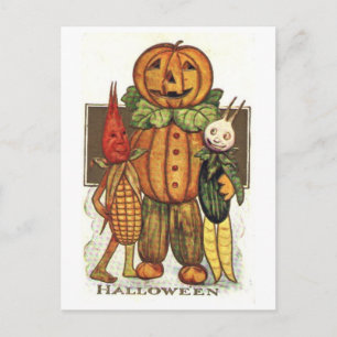 Cartão Postal Vintage Halloween