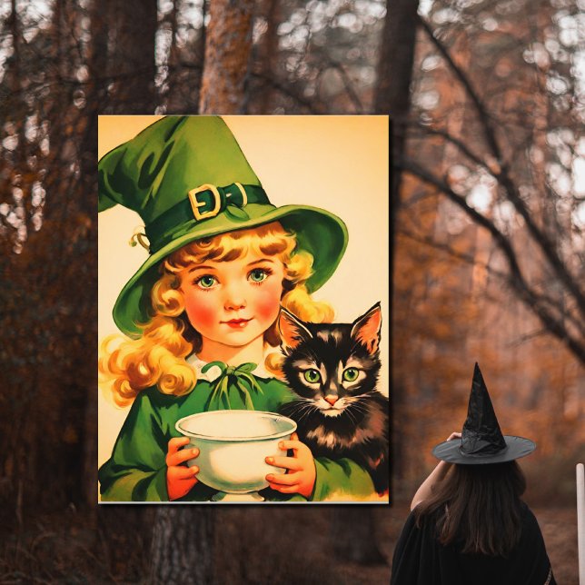 Cartão Postal vintage Halloween cutie no7 (Criador carregado)