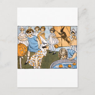 Cartão Postal Vintage Halloween Party