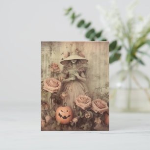 Cartão Postal Vintage Halloween Witchcraft (9)