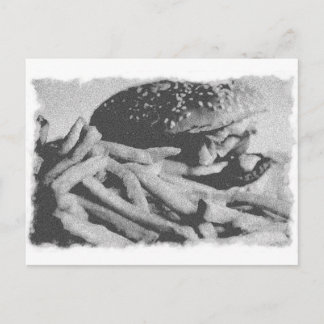 Cartão postal Vintage Hamburger