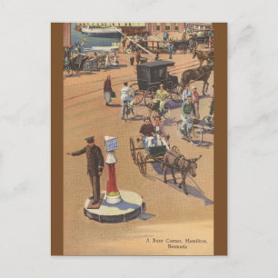 Cartão postal Vintage Hamilton Bermuda